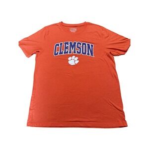Unbranded Clemson Tigers T-Shirt Mens XL Orange Short Sleeve NCAA Graphic Tee